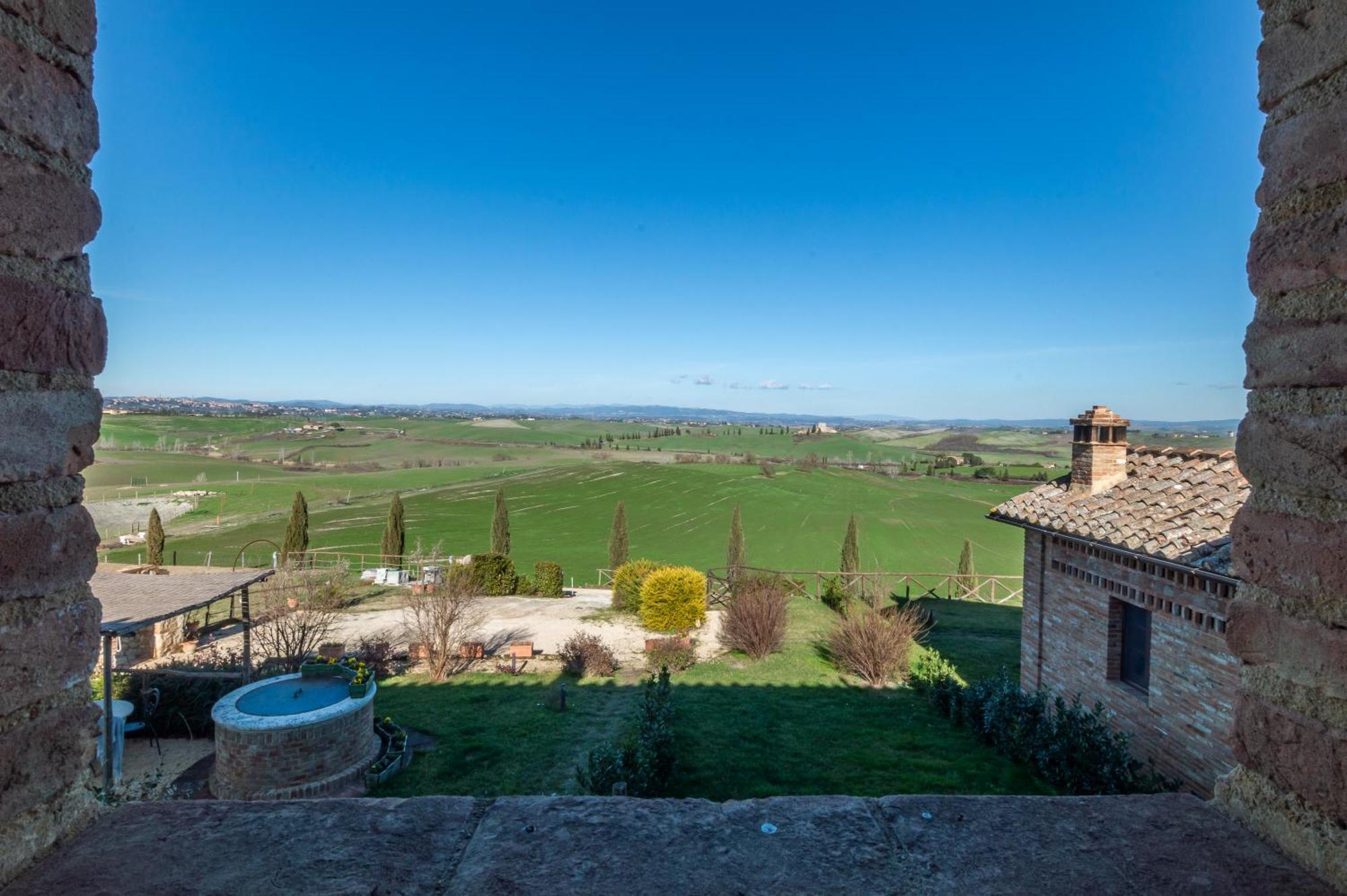 Sunflower Con Vista Su Siena Villa Corsano  Eksteriør billede